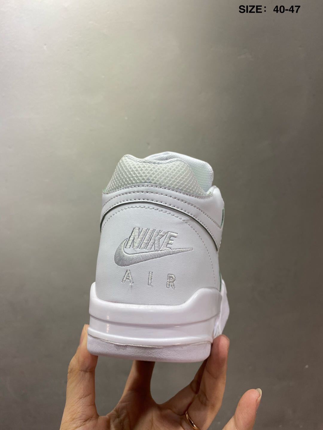 Nike Air Flight 89 High-Top Sneakers in White - product image from the listing.