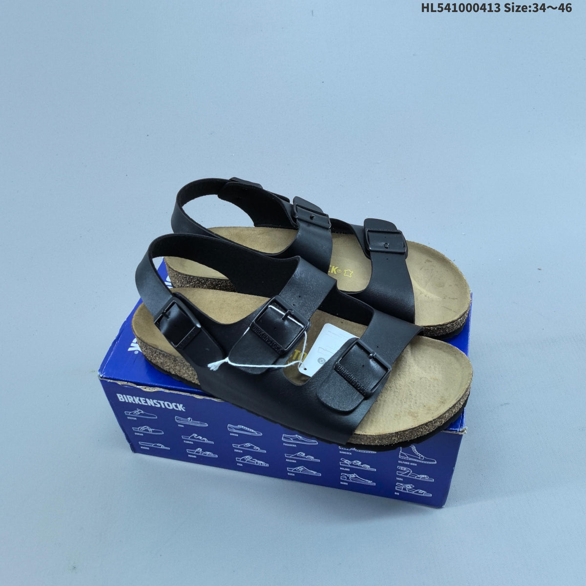 Arizona Two-Strap Sandals in Multiple Colors HL5410 by Birkenstock - product image from the listing.