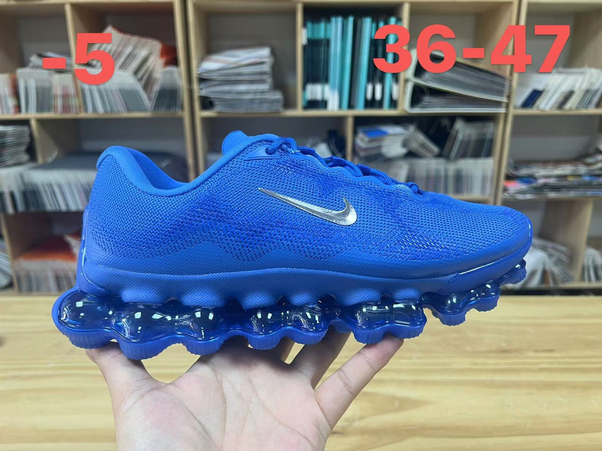 Blue Nike Air Liquid Max Running Shoes - product image from the listing.
