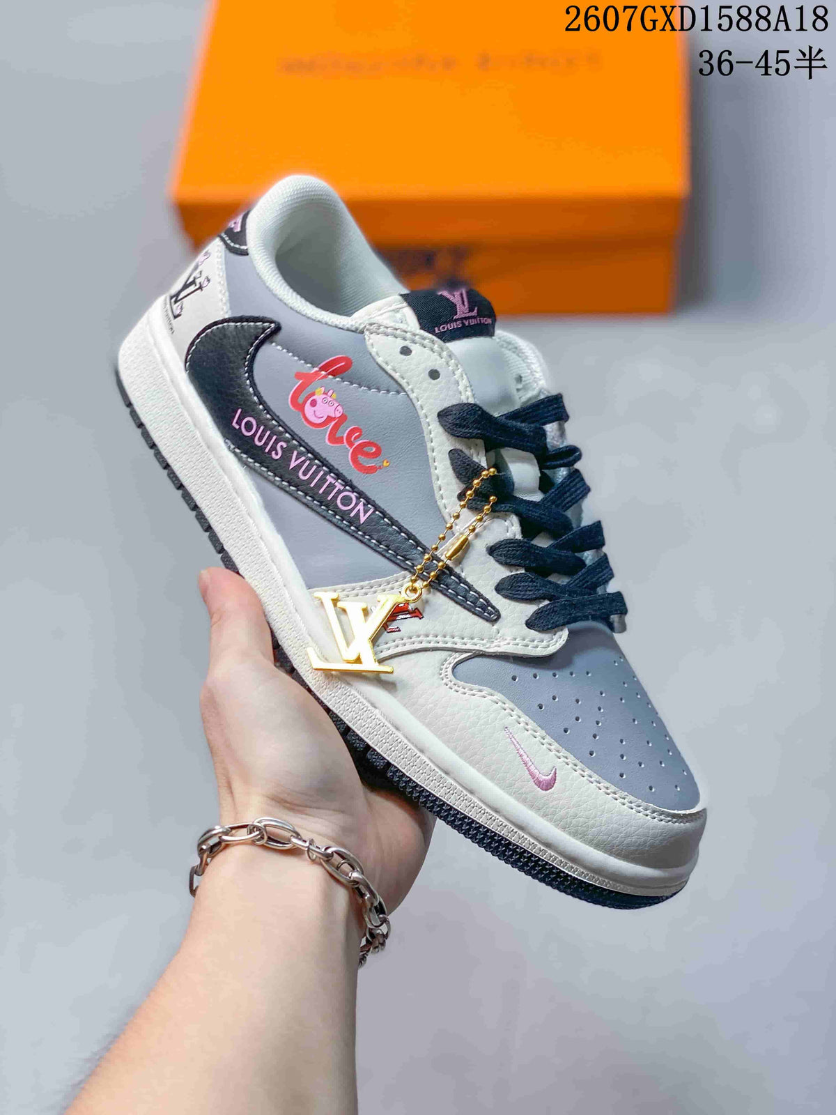 Jordan 1 Low OG SP Military Low-Top Sneakers in Blue - product image from the listing.