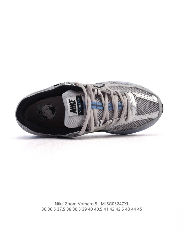 Nike Zoom Vomero 5 Sneakers in Silver Blue IM5042-XL - product image from the listing.
