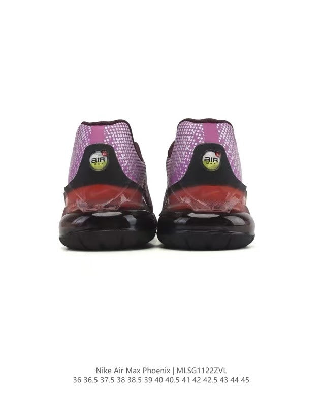 Nike Air Max Phoenix Sneakers in Black Purple MLSG112ZVL - product image from the listing.