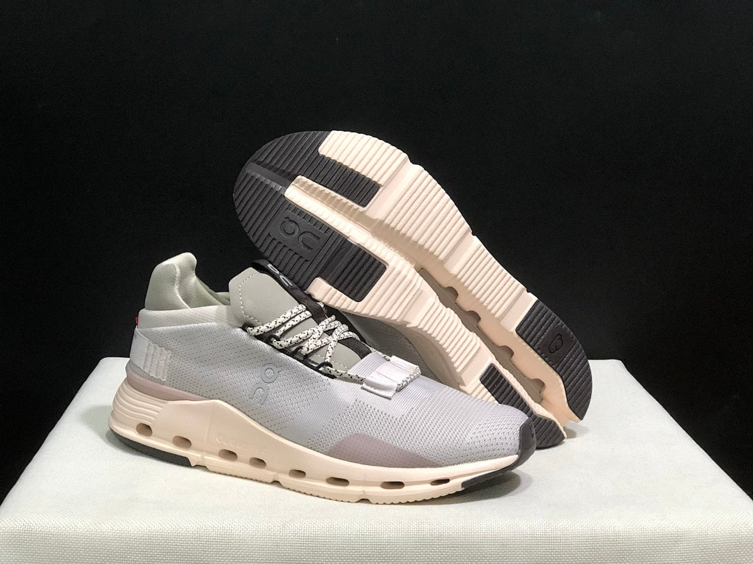 Sesame Gray On Cloudnova 1 Sneakers - product image from the listing.