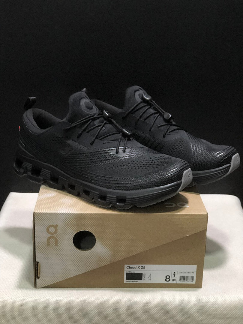 On Cloud X Z5 Running Sneakers in Black - product image from the listing.
