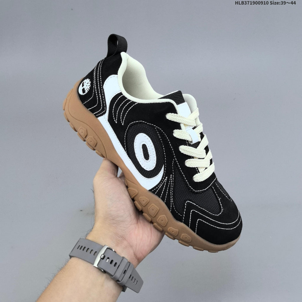 Timberland Low-Top Lace-Up Sneakers in Black or in Brown - product image from the listing.