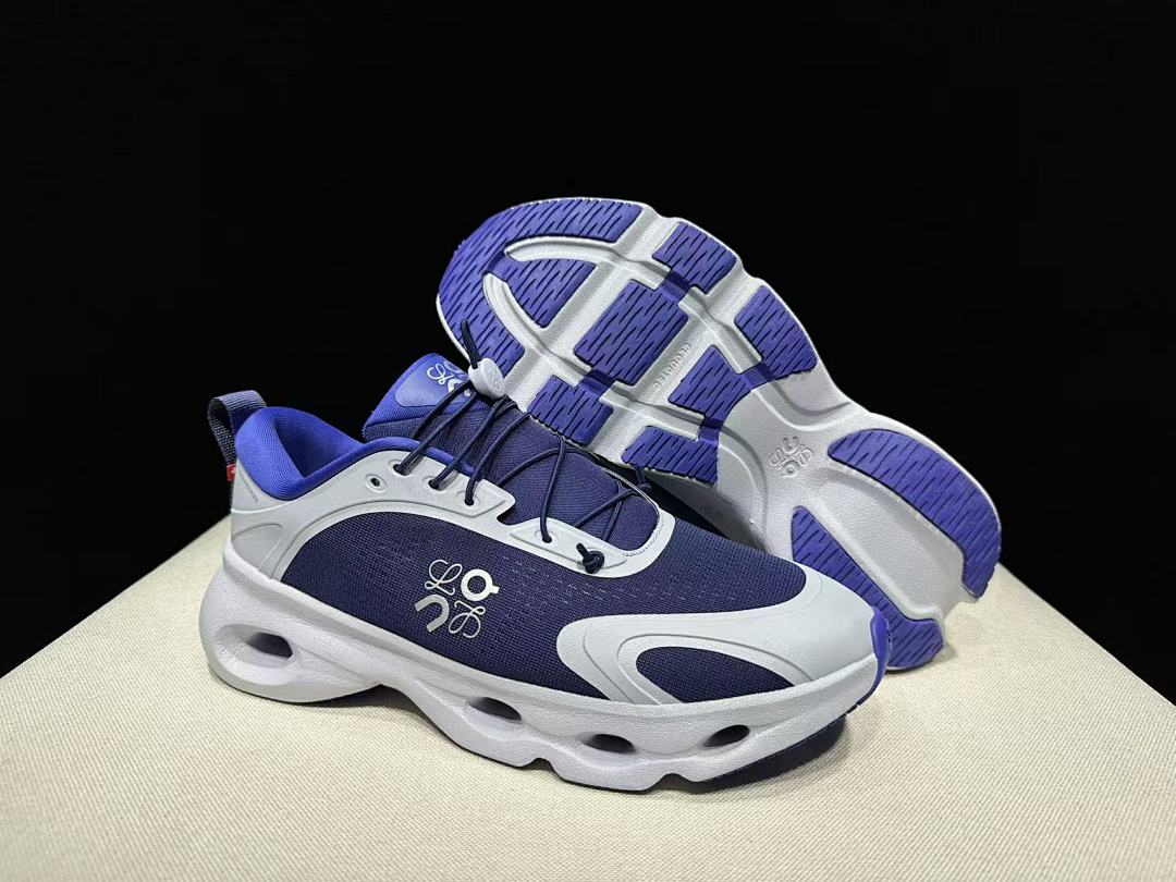 On x LOEWE Cloudventure 3.0 Sneakers, in Grey Blue - product image from the listing.