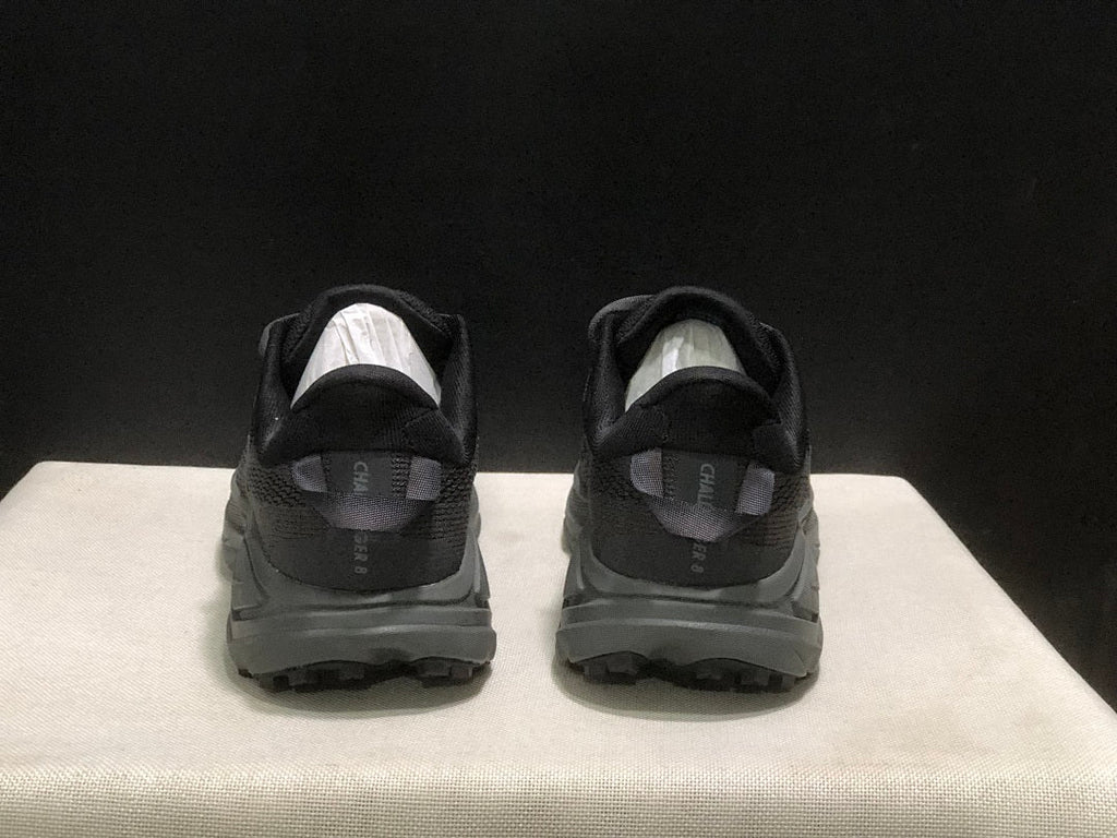 Black HOKA Challenger 8 Trail Running Shoes - product image from the listing.