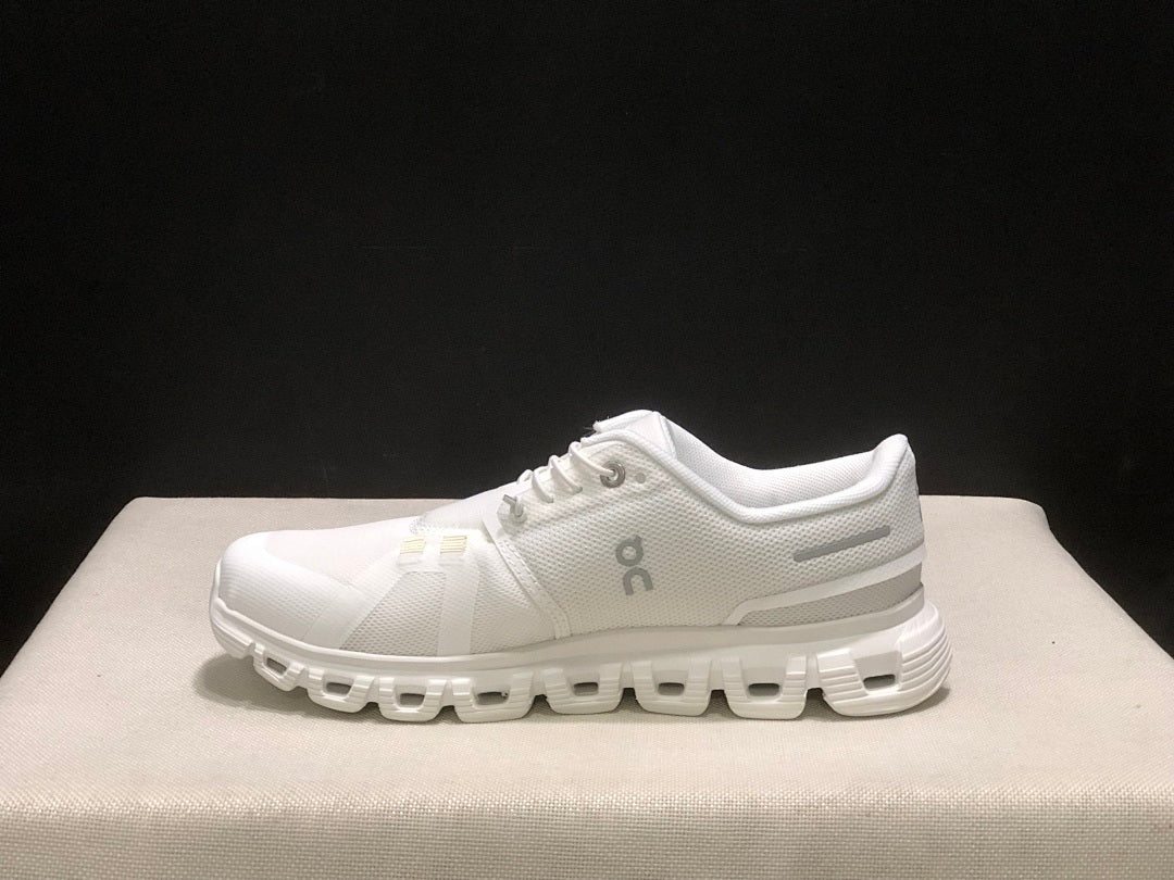 On Cloud 6 Running Sneakers in White - product image from the listing.
