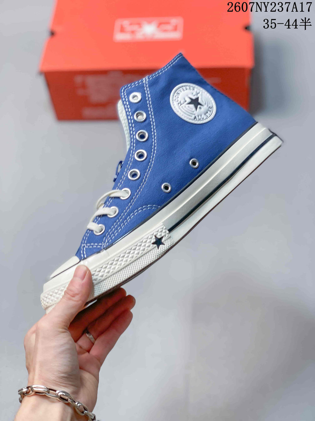 Converse Chuck Taylor All Star 1970 Hi Sneakers in Blue 79157RRY - product image from the listing.