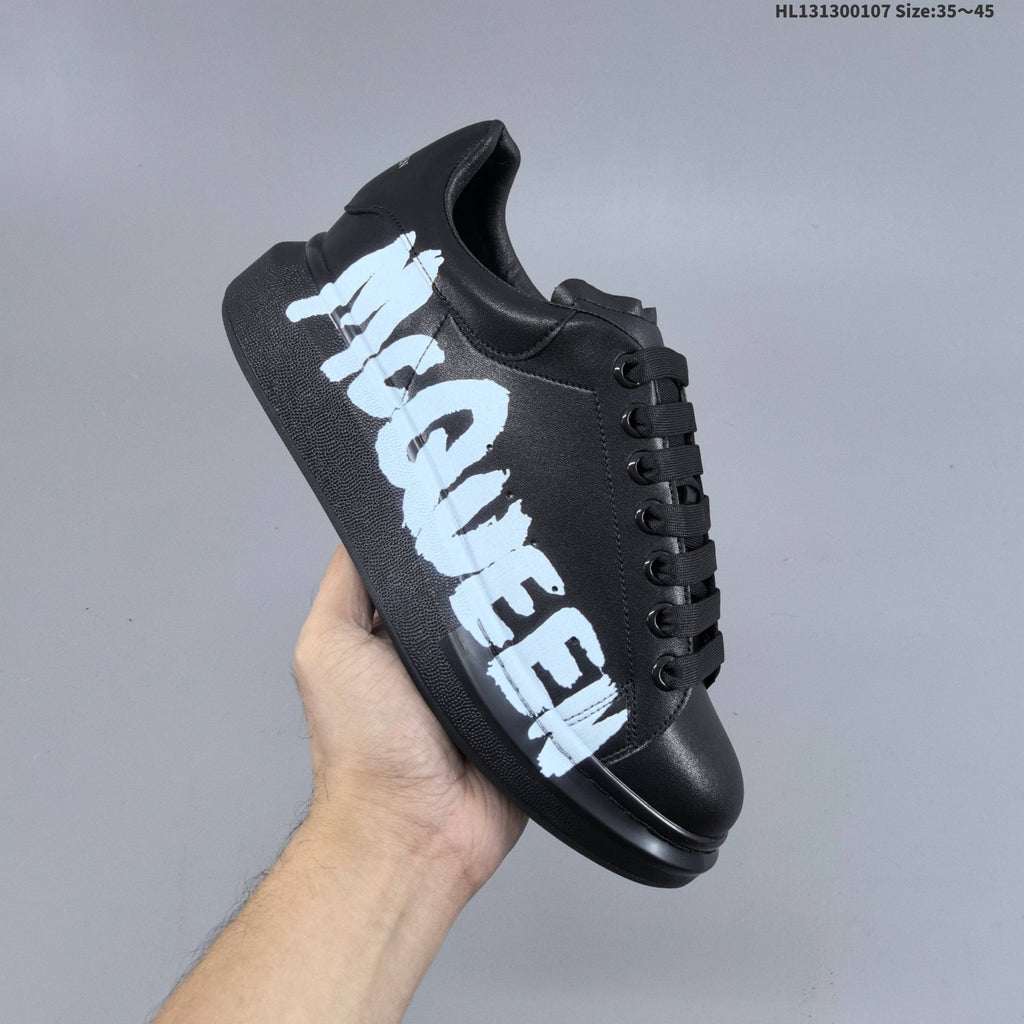 Alexander McQueen Oversized Sole Trainers with Graphic Logo - product image from the listing.