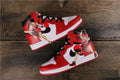 Red White Black Custom Sneakers - Air Jordan 1 Retro High OG - product image from the listing.