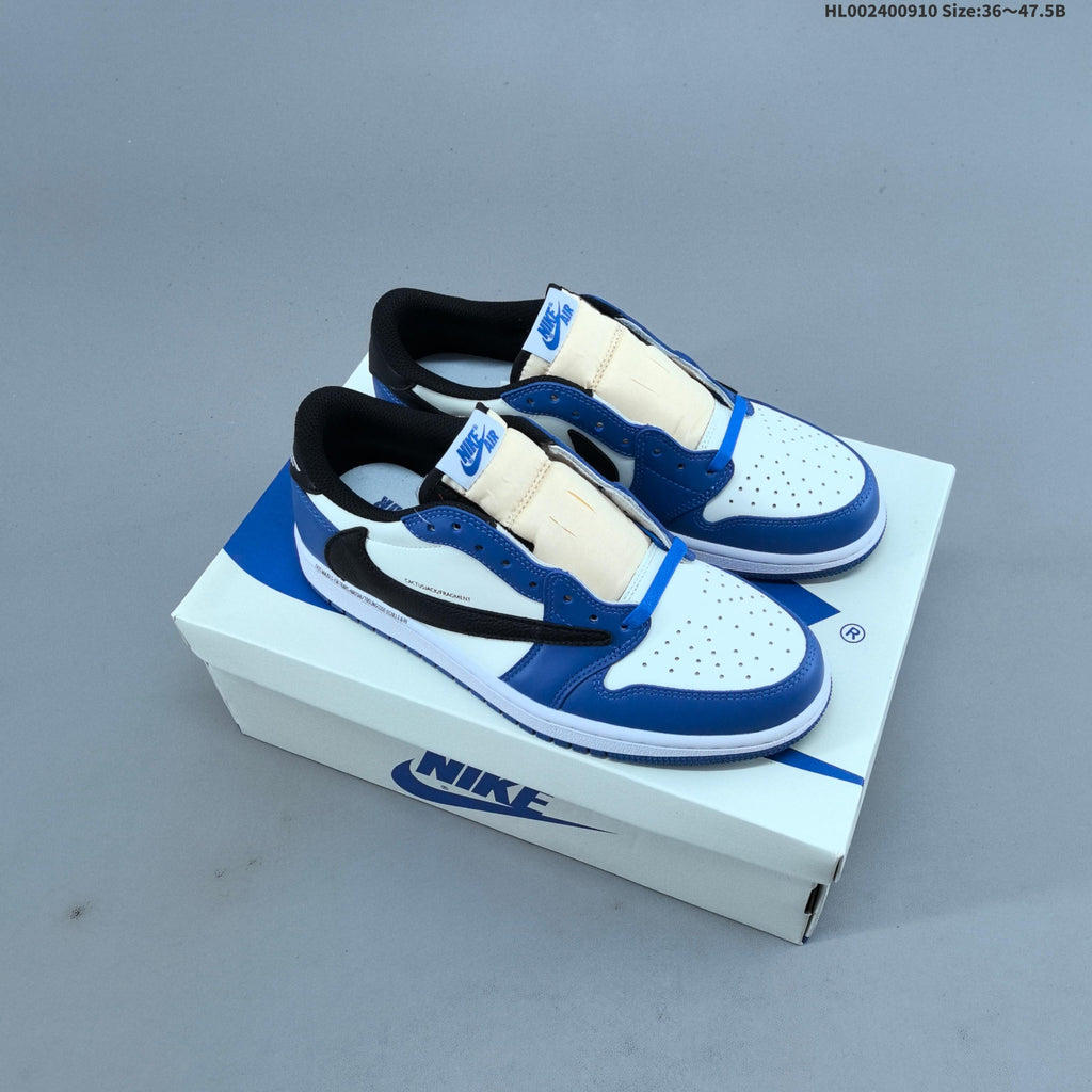 Nike Air Jordan 1 Low OG SP Travis Scott Fragment in Blue - product image from the listing.