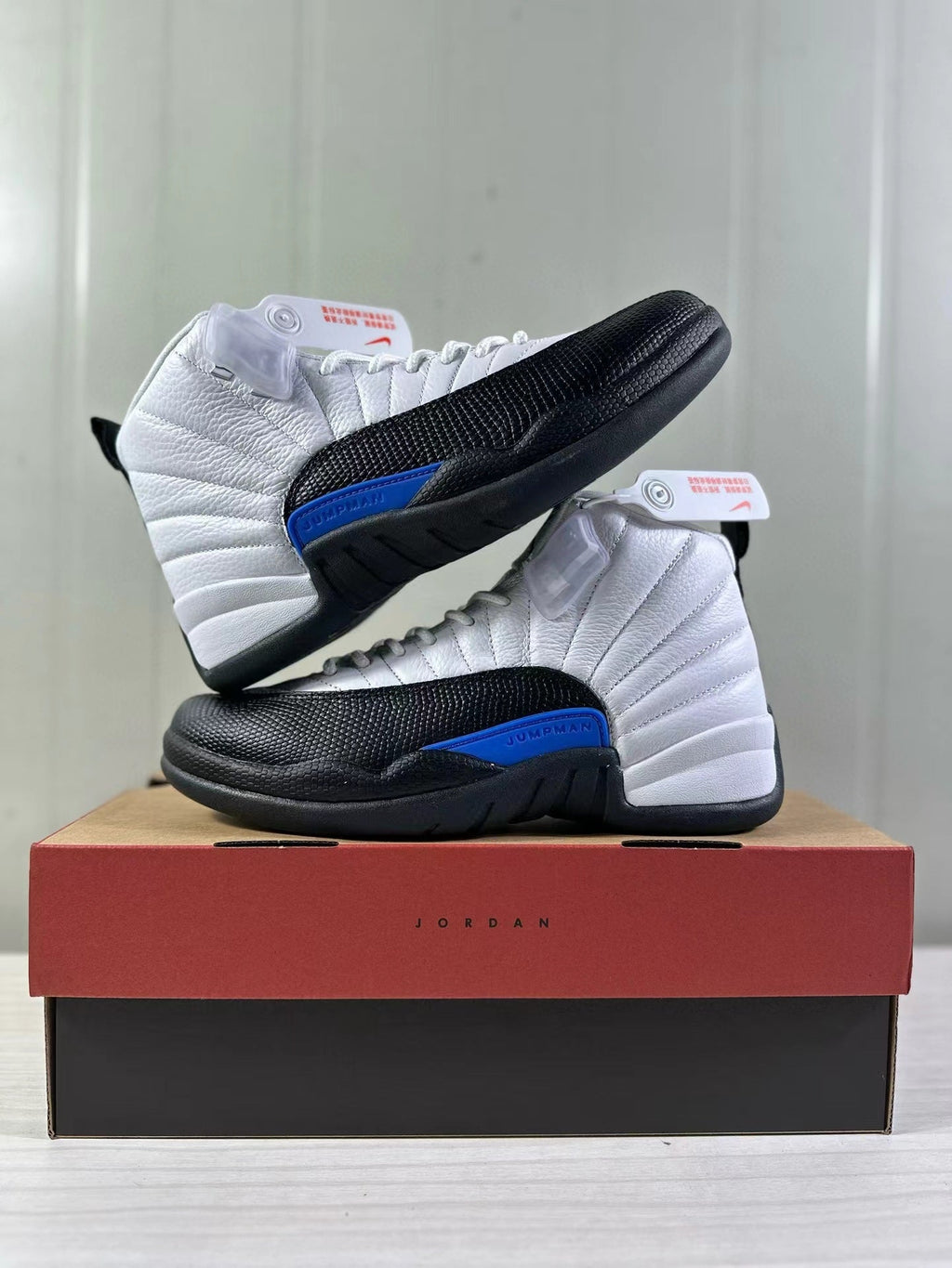 Air Jordan 12 Retro White Black Game in Royal CT8013-140 - product image from the listing.