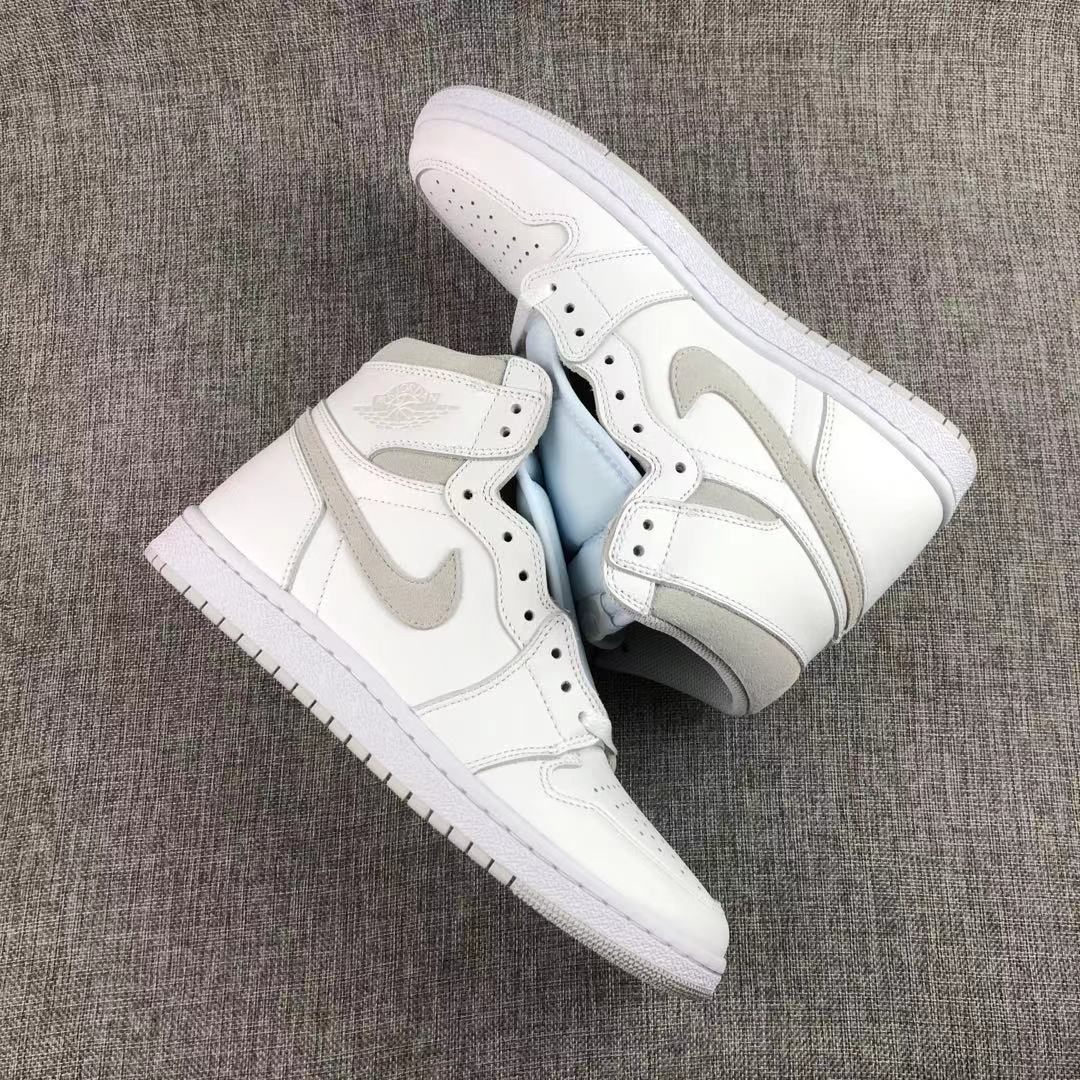 Air Jordan 1 High '85 Neutral Grey Sneakers BQ4422-100 - product image from the listing.