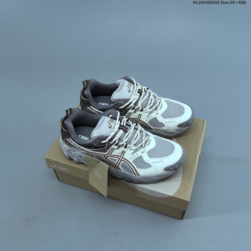 ASICS GEL-NANDI NR Sneakers in Cream, in Gray and Brown - product image from the listing.