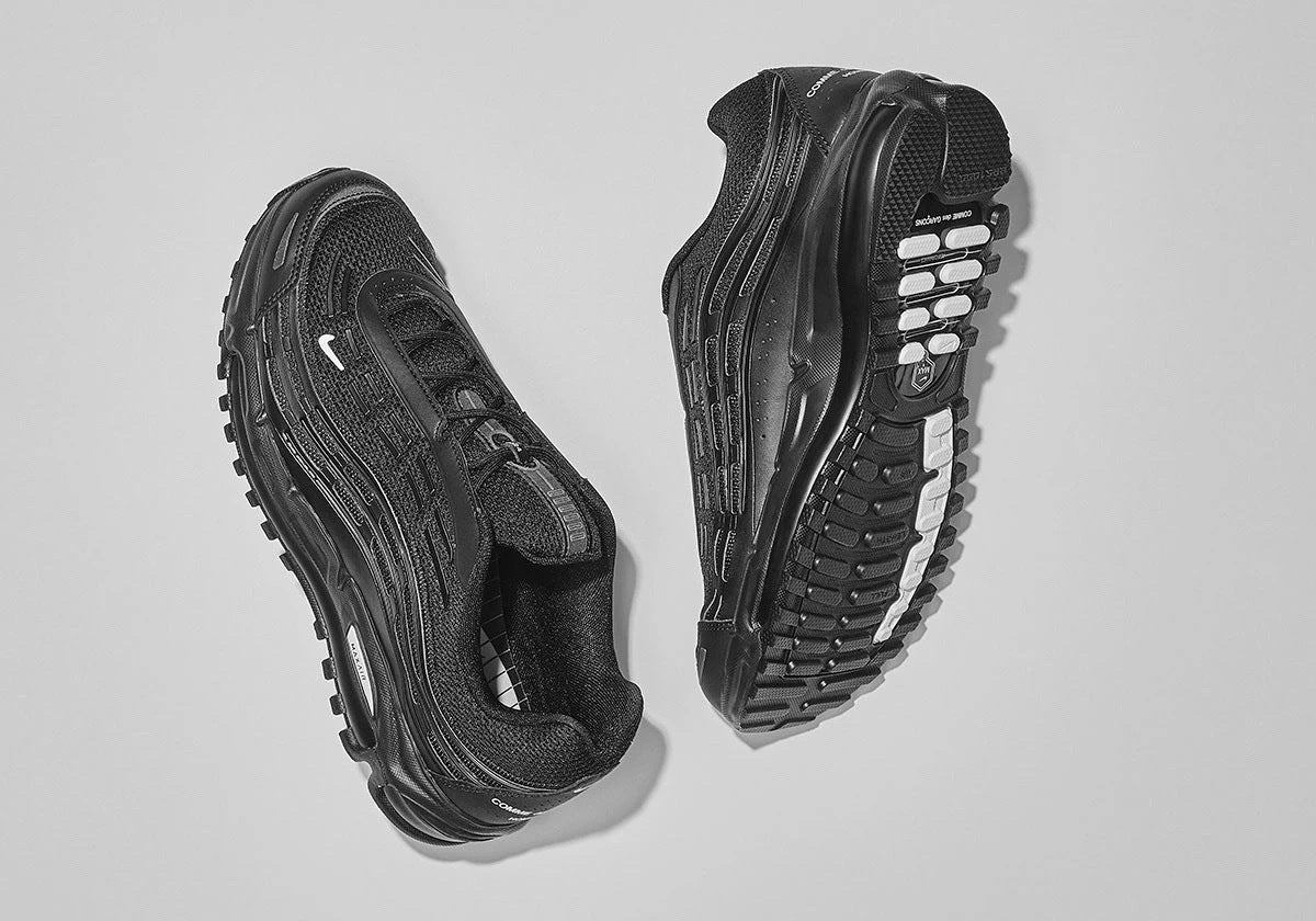 Nike Air Max TL 2.5 CDG Homme Plus Sneakers in Black HJ6539-001 - product image from the listing.