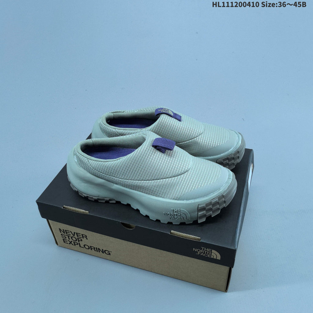 The North Face W Never Stop Mule Slip-On Shoes, Sage in Green - product image from the listing.