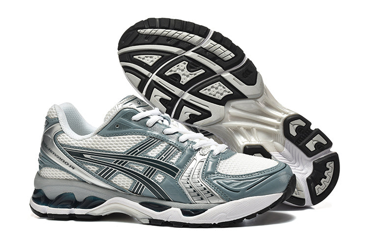 ASICS Gel-Kayano 14 Trainers in Silver Sage - product image from the listing.