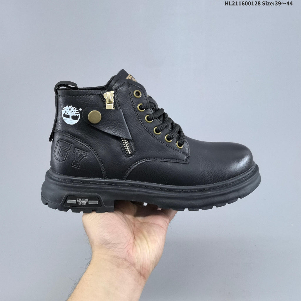 Lace-Up Ankle Boots with Side Zipper by Timberland - product image from the listing.