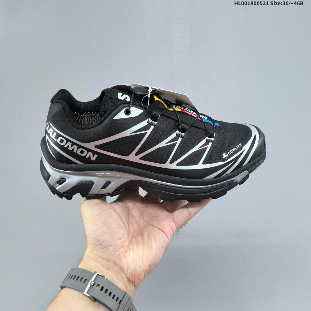 Salomon XT-6 Low-Top Trail Sneakers in White - product image from the listing.