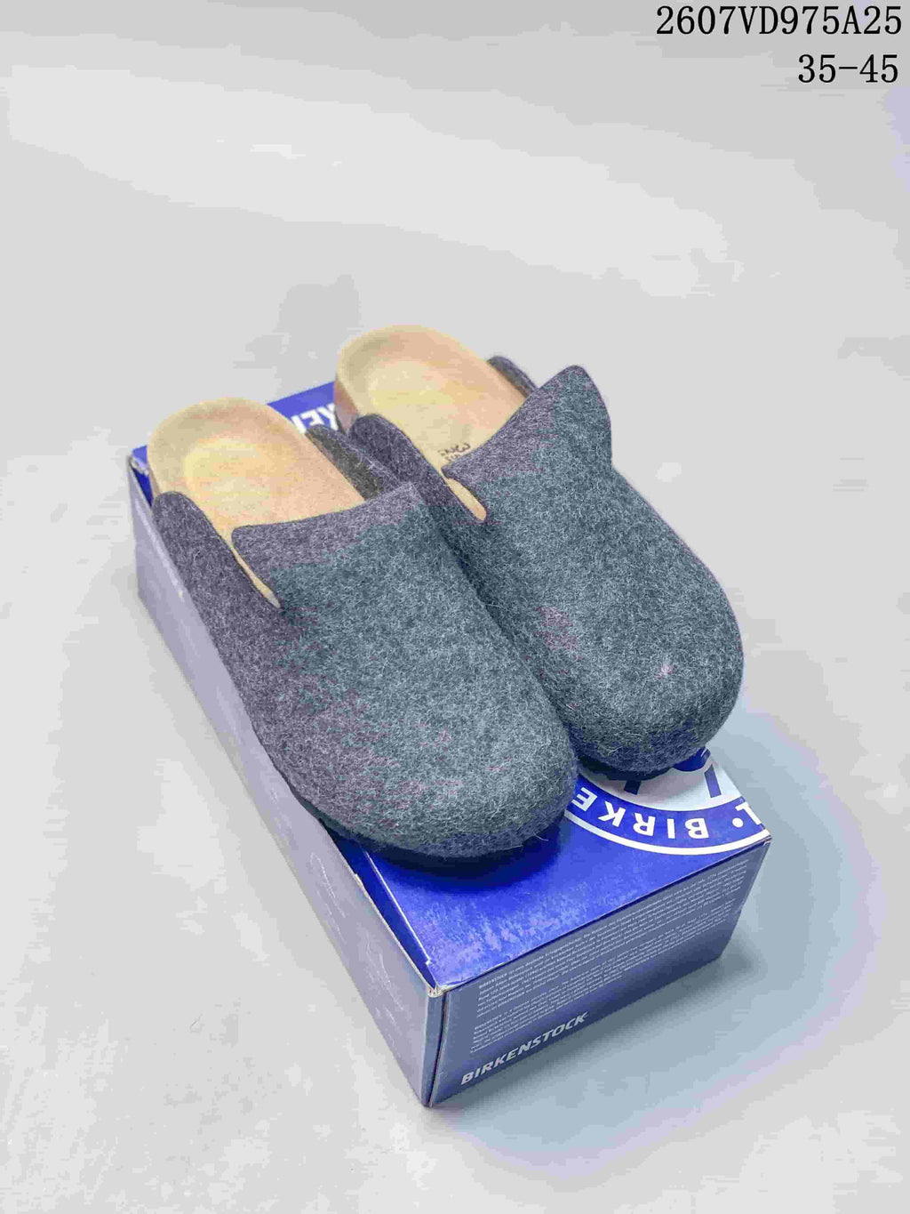 Birkenstock Amsterdam Clog 1011220 in Blue, in Red and Gray - product image from the listing.