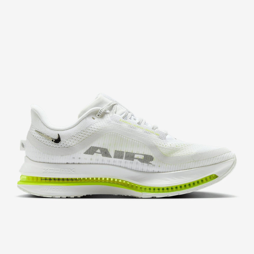 Nike Pegasus Premium Running Shoes in White Volt HQ2592-100 - product image from the listing.