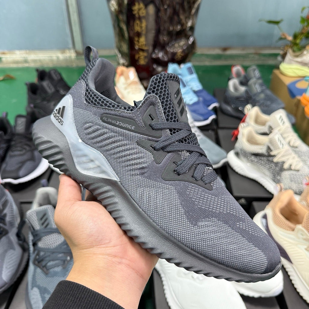 adidas Alphabounce HPC AMS Sneakers in Gray White - product image from the listing.