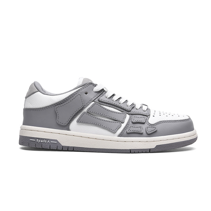 Low-Top Sneakers in Gray and White MFS003-043 - product image from the listing.