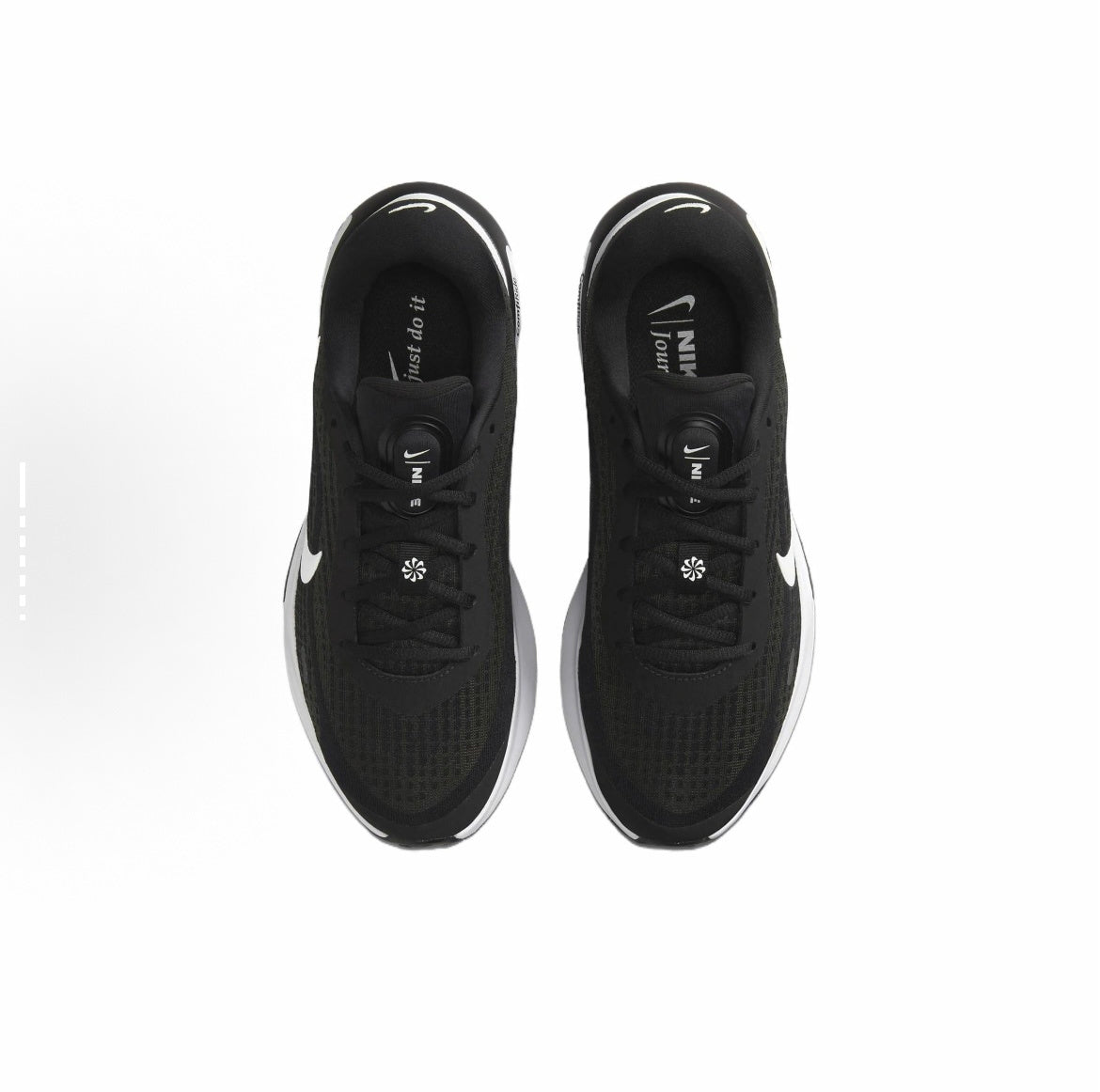 Nike Journey Run Road Running Shoes in Black White FN0228-001 - product image from the listing.