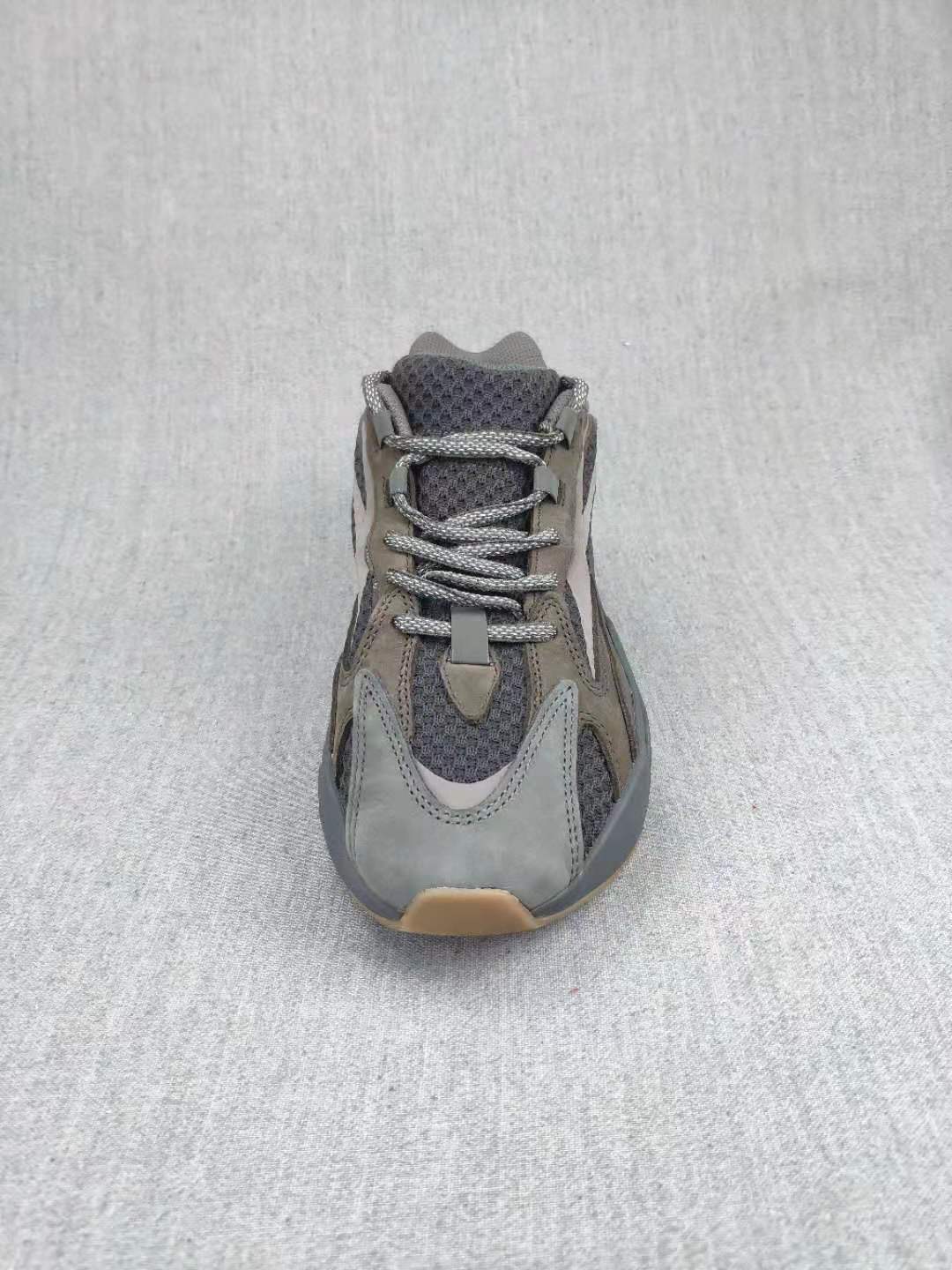 Grey and Beige Yeezy 700 V2 Sneakers - product image from the listing.