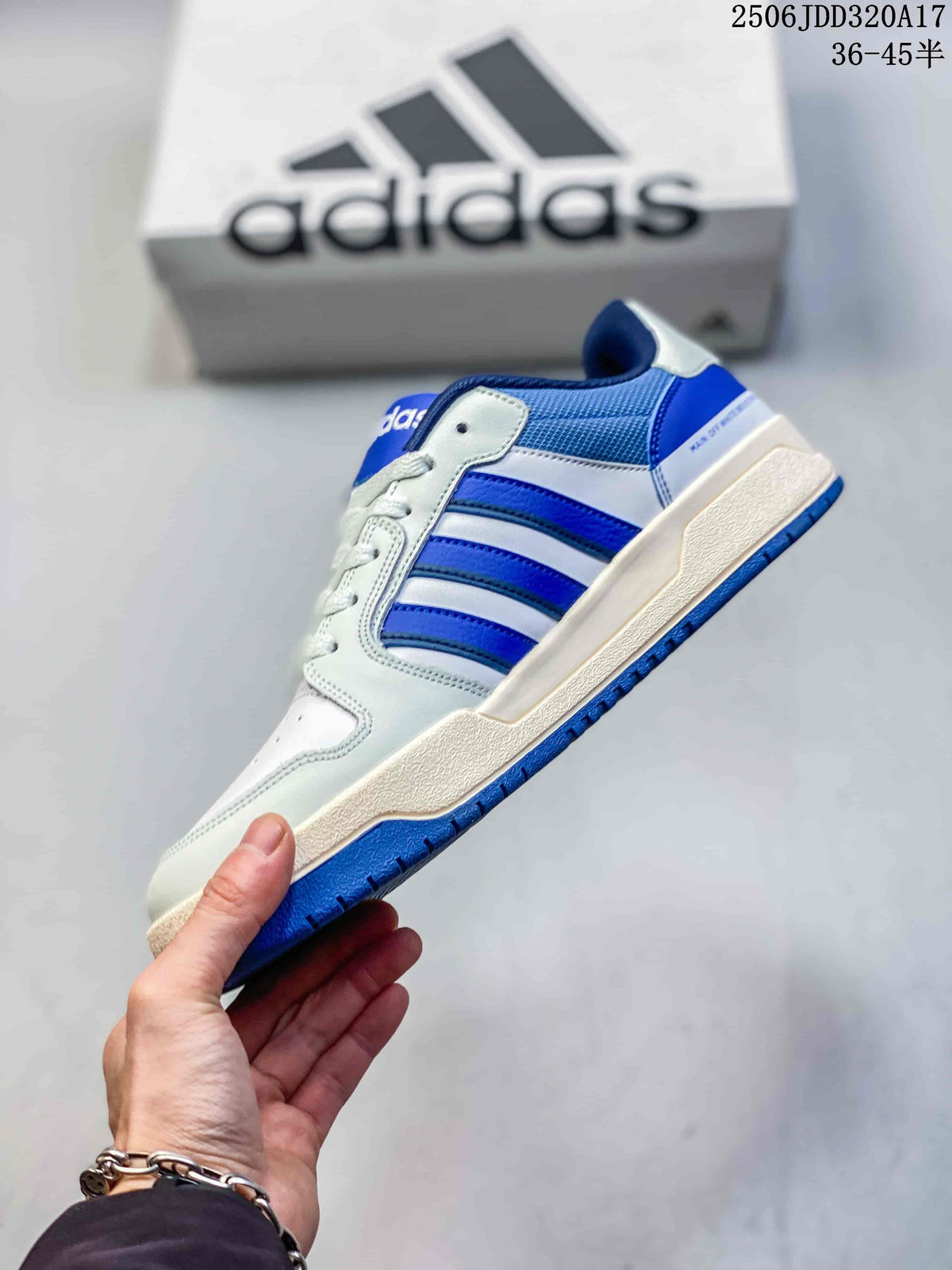 adidas Entrap Trainers White and Royal Blue GW5499 FY6076 - product image from the listing.