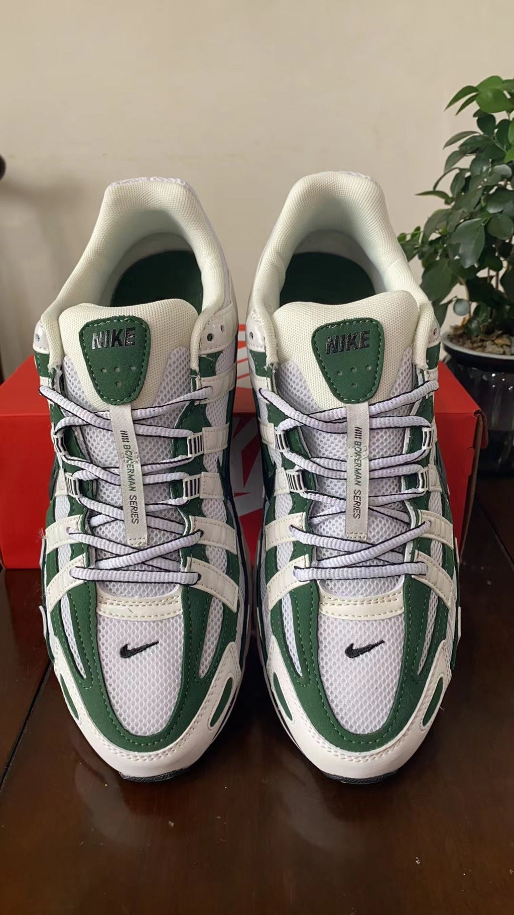 Nike P-6000 Sneakers in White Green HF5388-100 - product image from the listing.