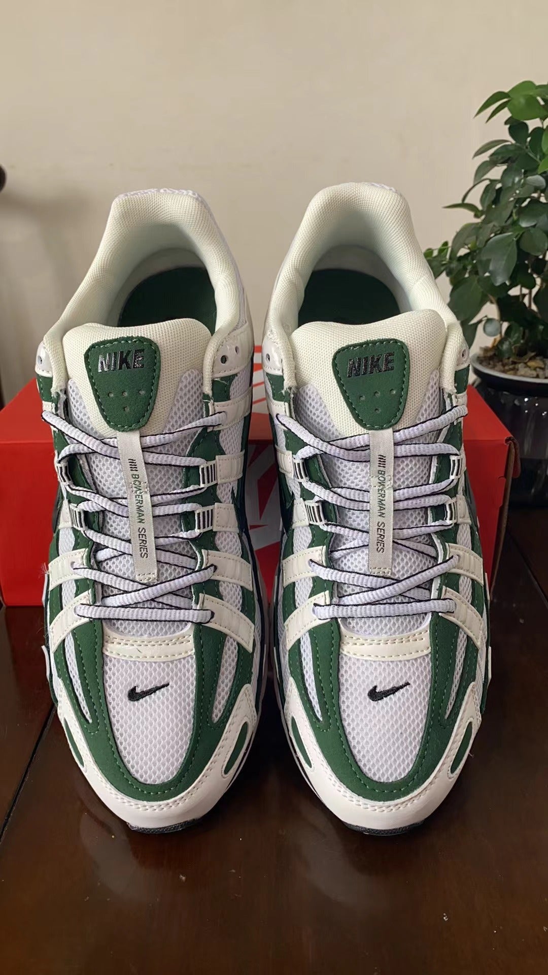 Nike P-6000 Sneakers in White Green HF5388-100 - product image from the listing.