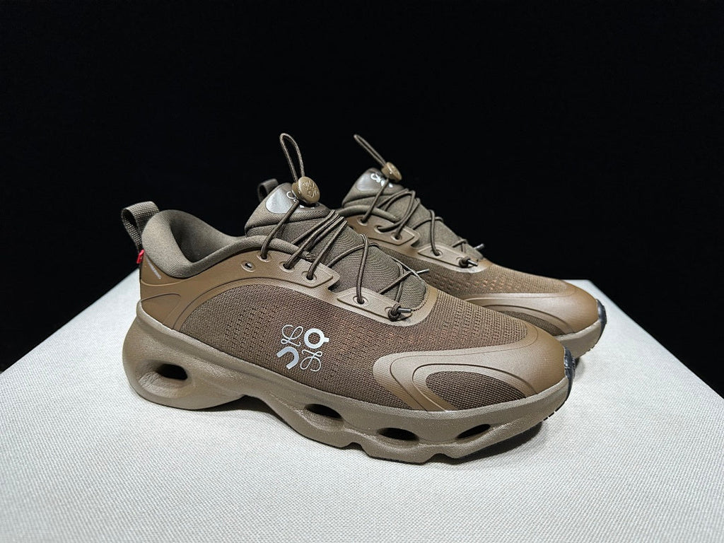 On x LOEWE Cloudventure 3.0 Sneakers, in Light Brown - product image from the listing.