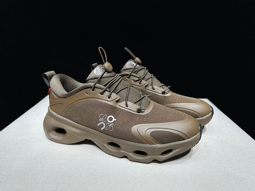On x LOEWE Cloudventure 3.0 Sneakers, in Light Brown - product image from the listing.
