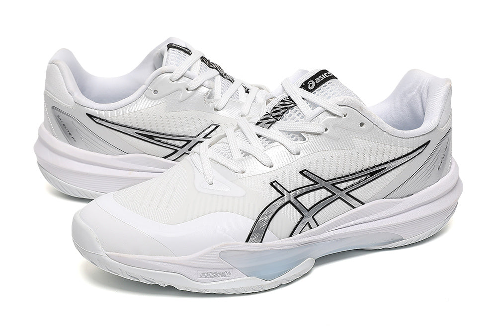 ASICS Sky Elite FF 3 White Silver Indoor Court Footwear - product image from the listing.
