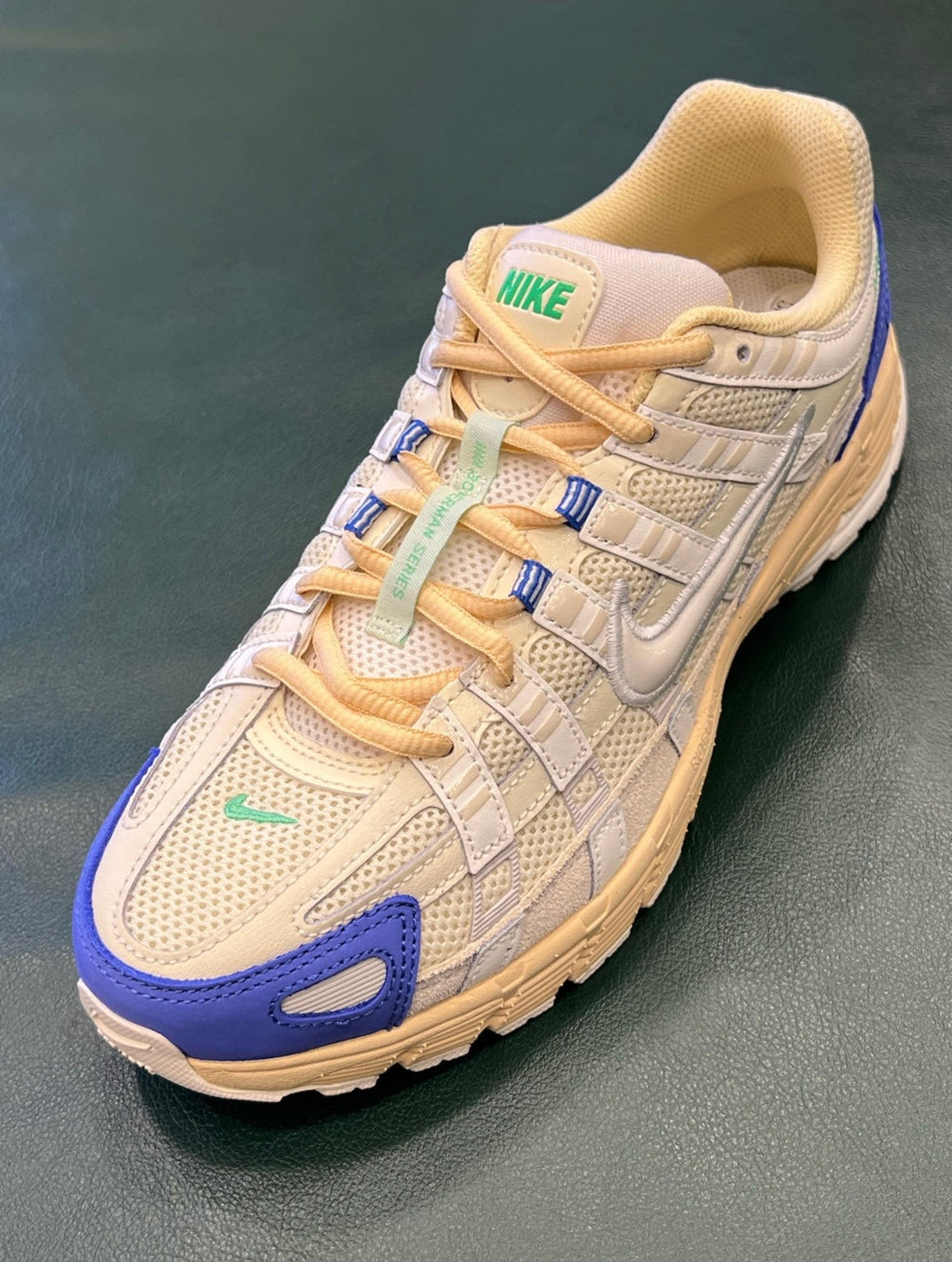 Nike P-6000 Trainers, Sail and Blue, FJ5443-113 - product image from the listing.