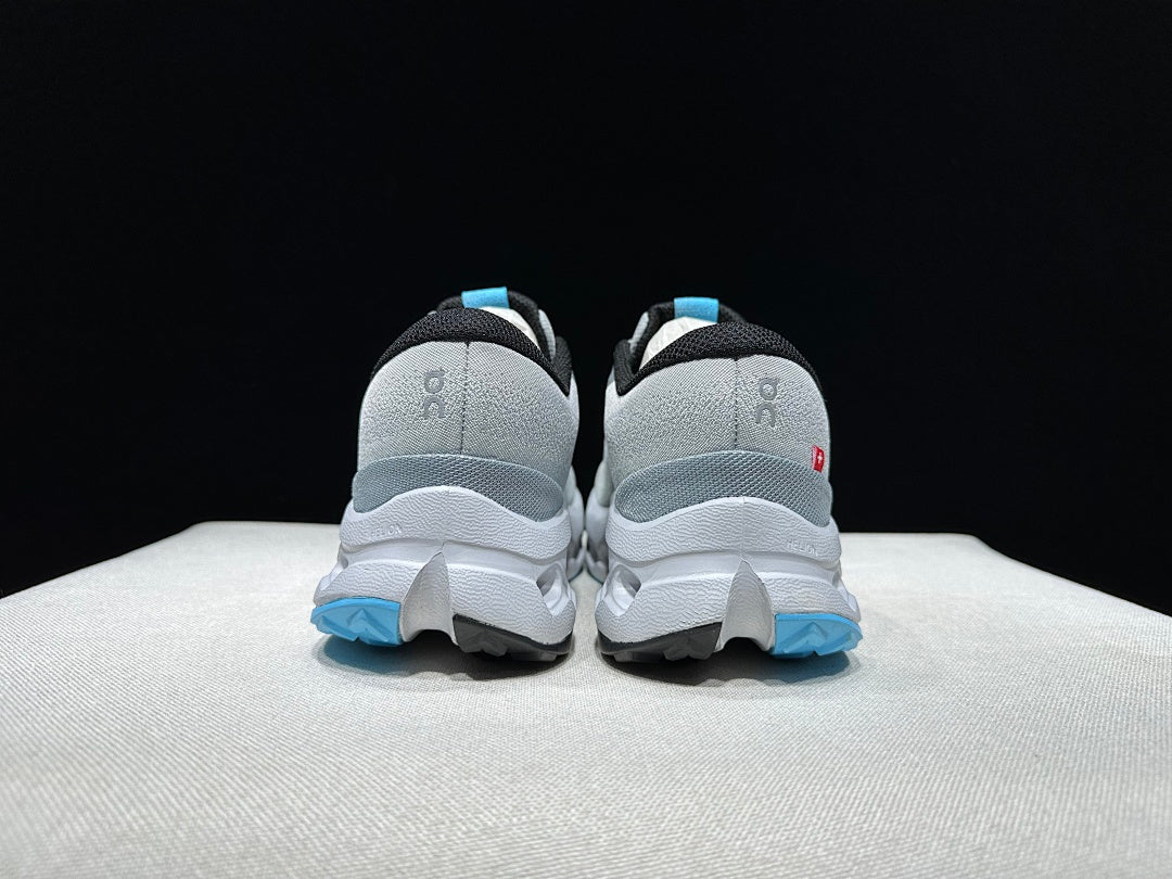 On Cloudsurfer Trail 2 Waterproof Trail Running Shoes in Gray Blue - product image from the listing.