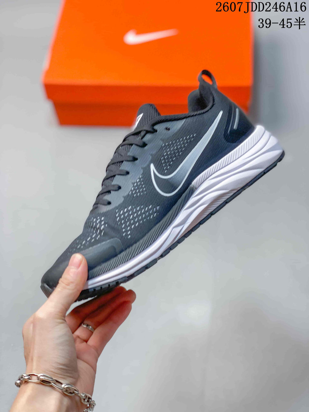 Nike Zoom Pegasus 9X Running Shoes in Black White CZ6720-001 - product image from the listing.