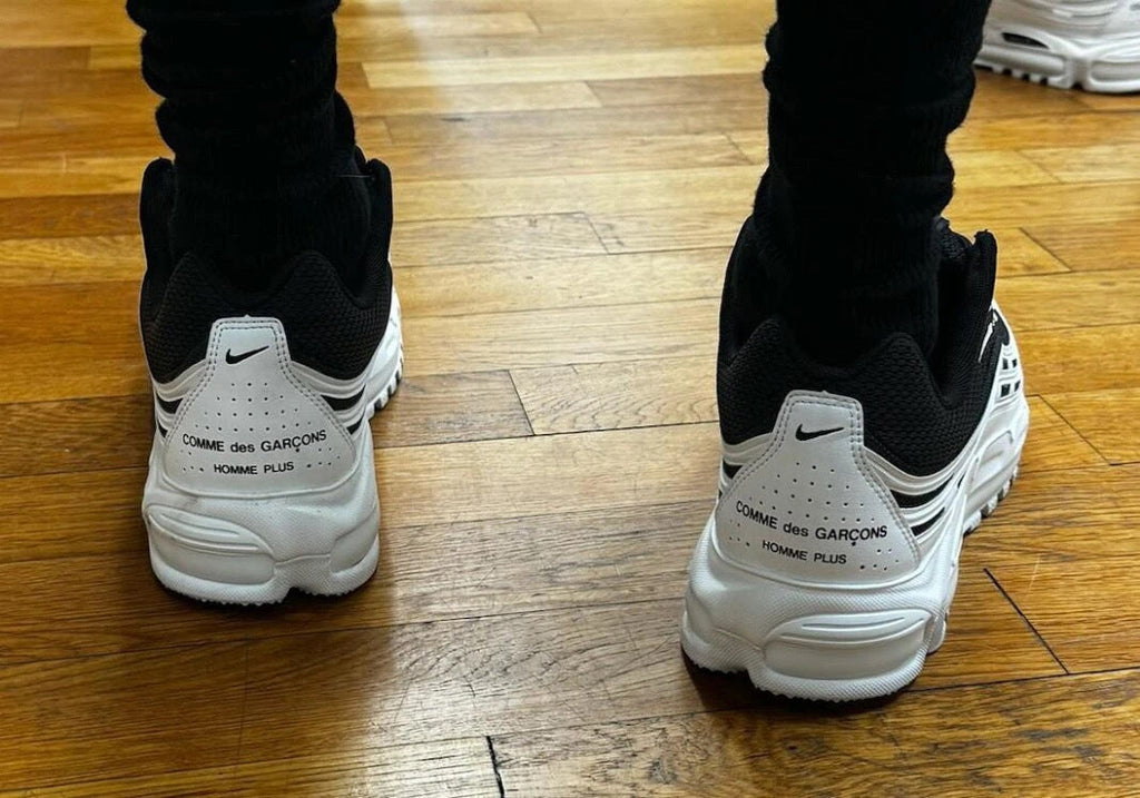 Nike Air Max TL 2.5 CDG Homme Plus in Black White HJ6539-101 - product image from the listing.