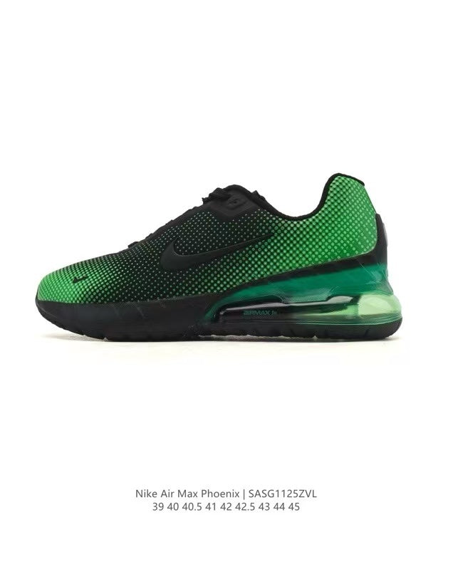 Nike Air Max Phoenix Sneakers in Black and Green SAG112ZVL - product image from the listing.