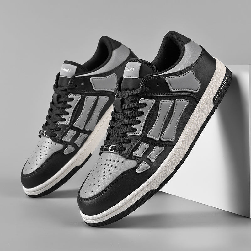 AIVIIRI Low-Top Sneakers in Black and Gray - product image from the listing.