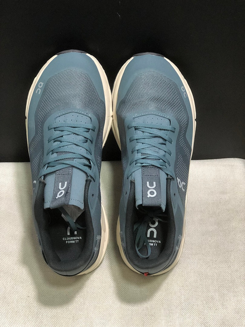 Blue and Cream On Cloudnova Form 2 Sneakers - product image from the listing.