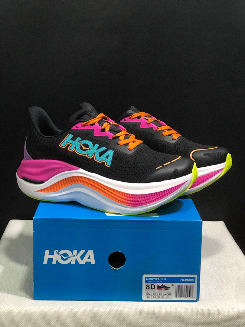 HOKA Skyward X Shoes for Running in Black Multi - product image from the listing.