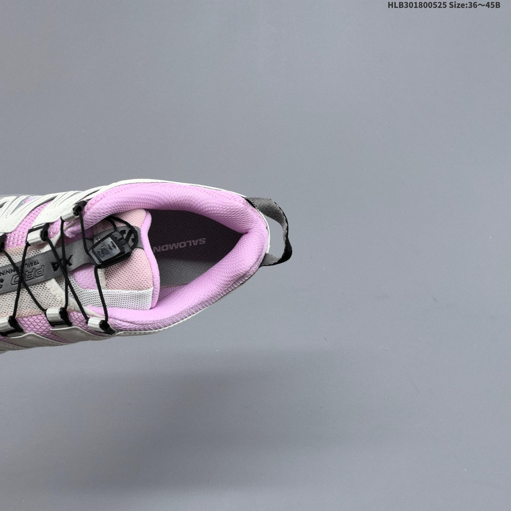 Salomon XA Pro 3D RIER Trail Running Shoes in Pink White - product image from the listing.