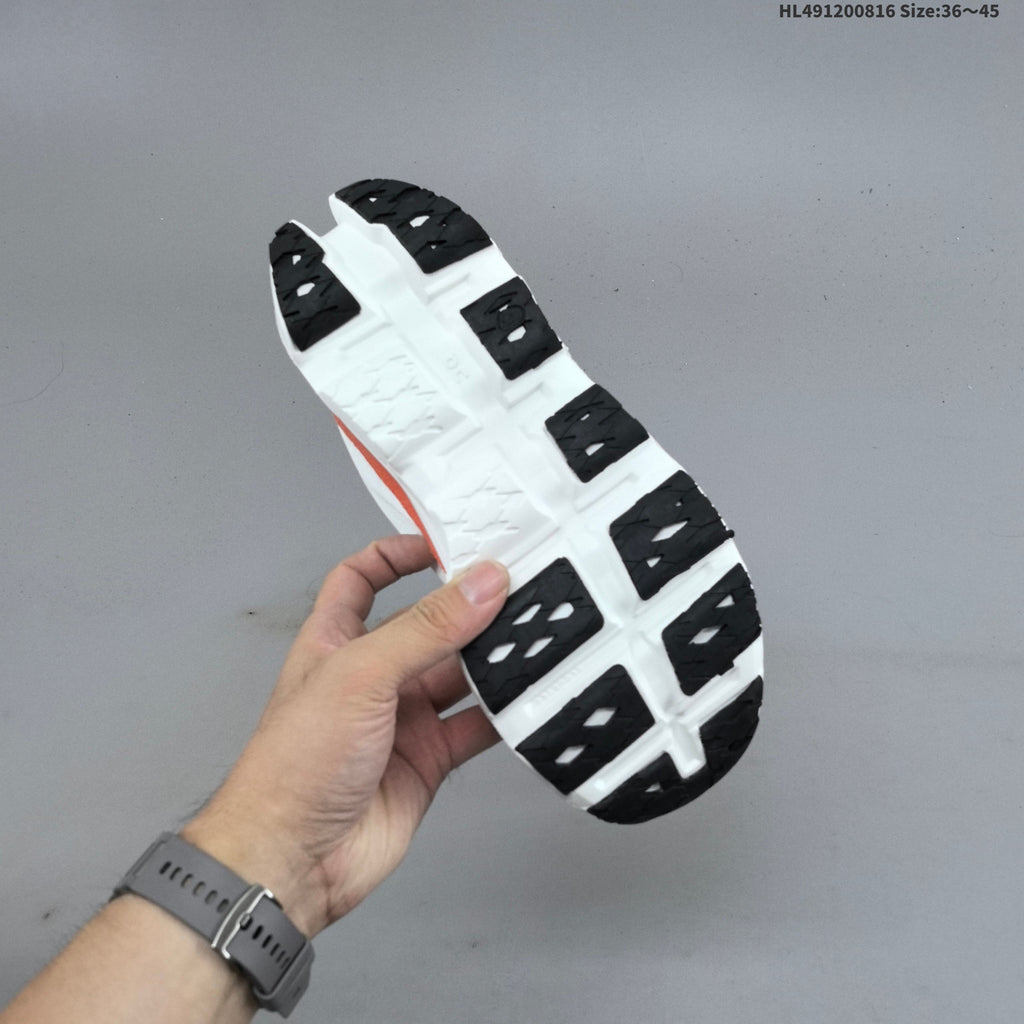 On Cloudmonster 3 Hyper Running Shoes in White Orange - product image from the listing.