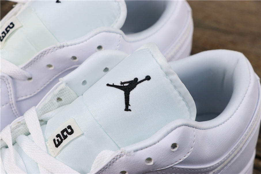 Nike Air Jordan 1 Low Sneakers in White 553560-101 - product image from the listing.