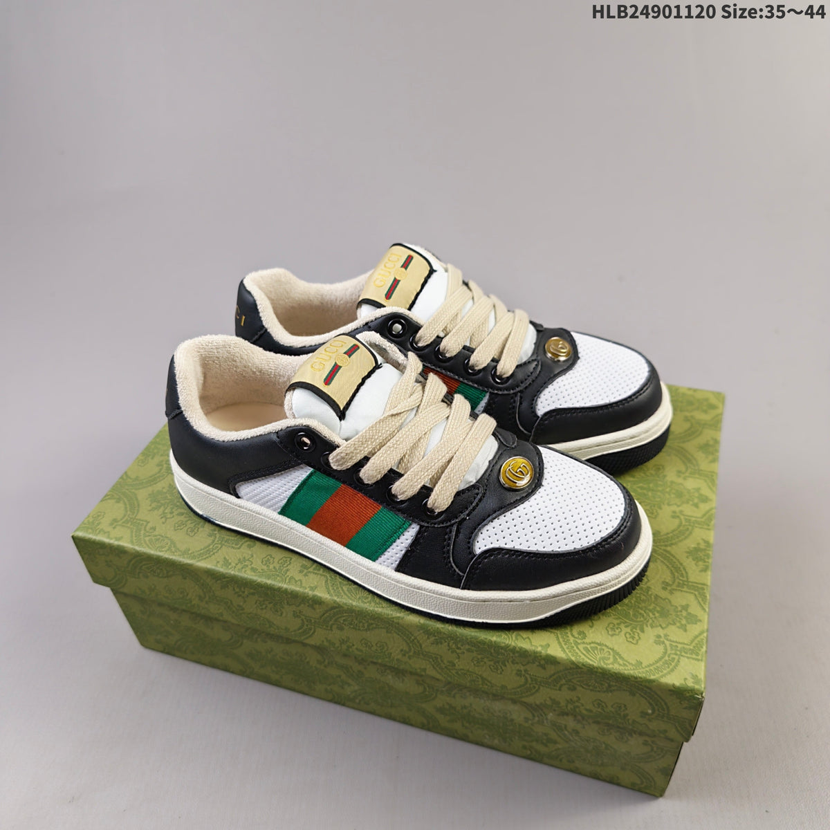 Gucci Distressed Screener Low-Cut Sneakers - product image from the listing.