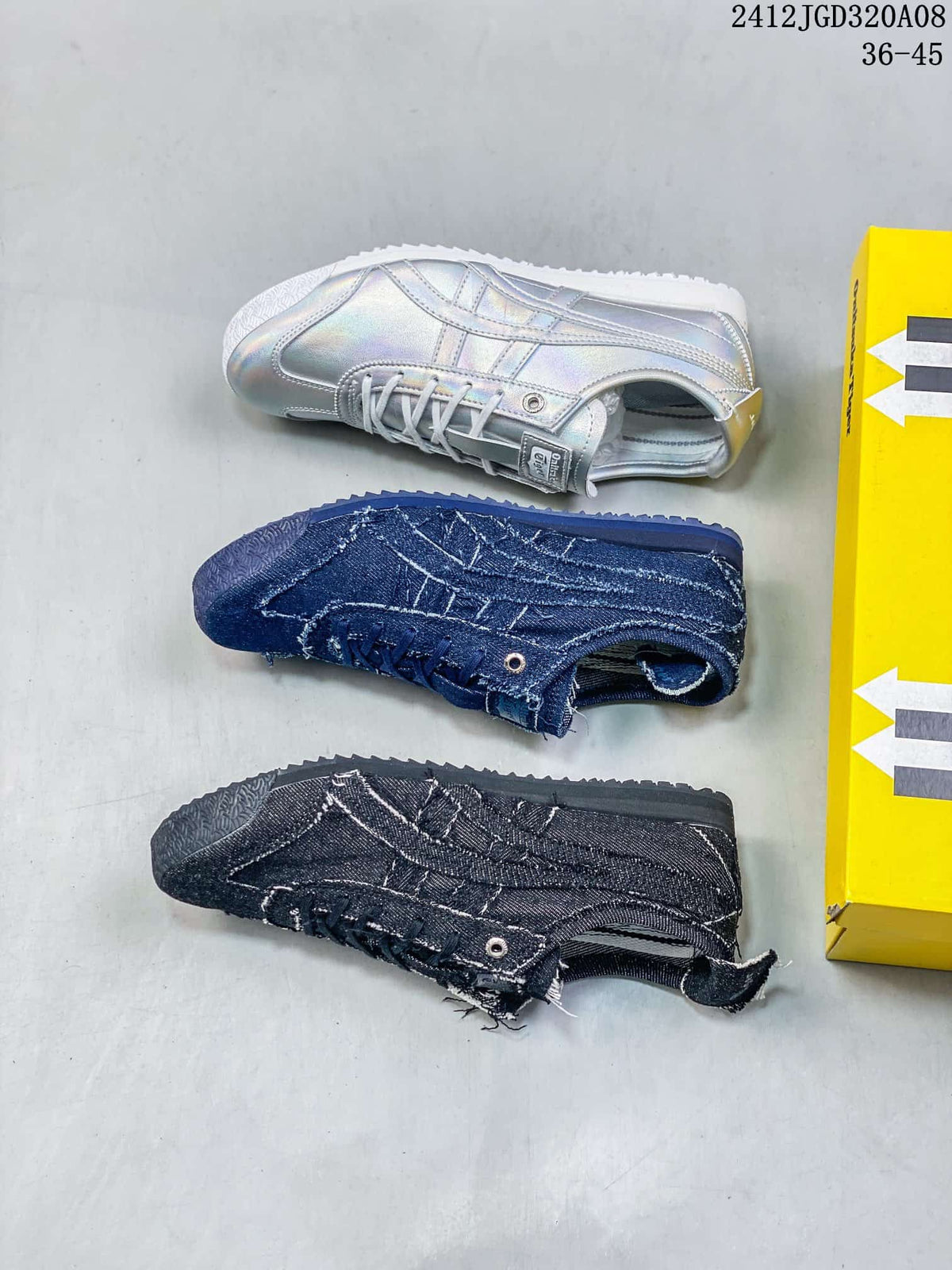 Onitsuka Tiger Mexico 66 SD Low-Top Sneakers in Blue Denim - product image from the listing.