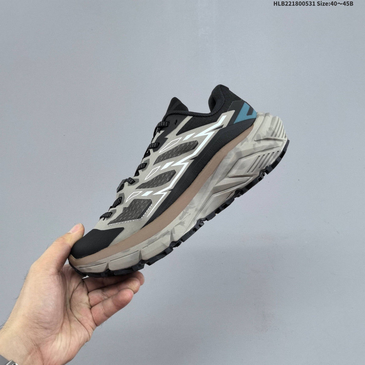 KAILAS C4 Low-Top Trail Running Shoes, in Gray and Black - product image from the listing.
